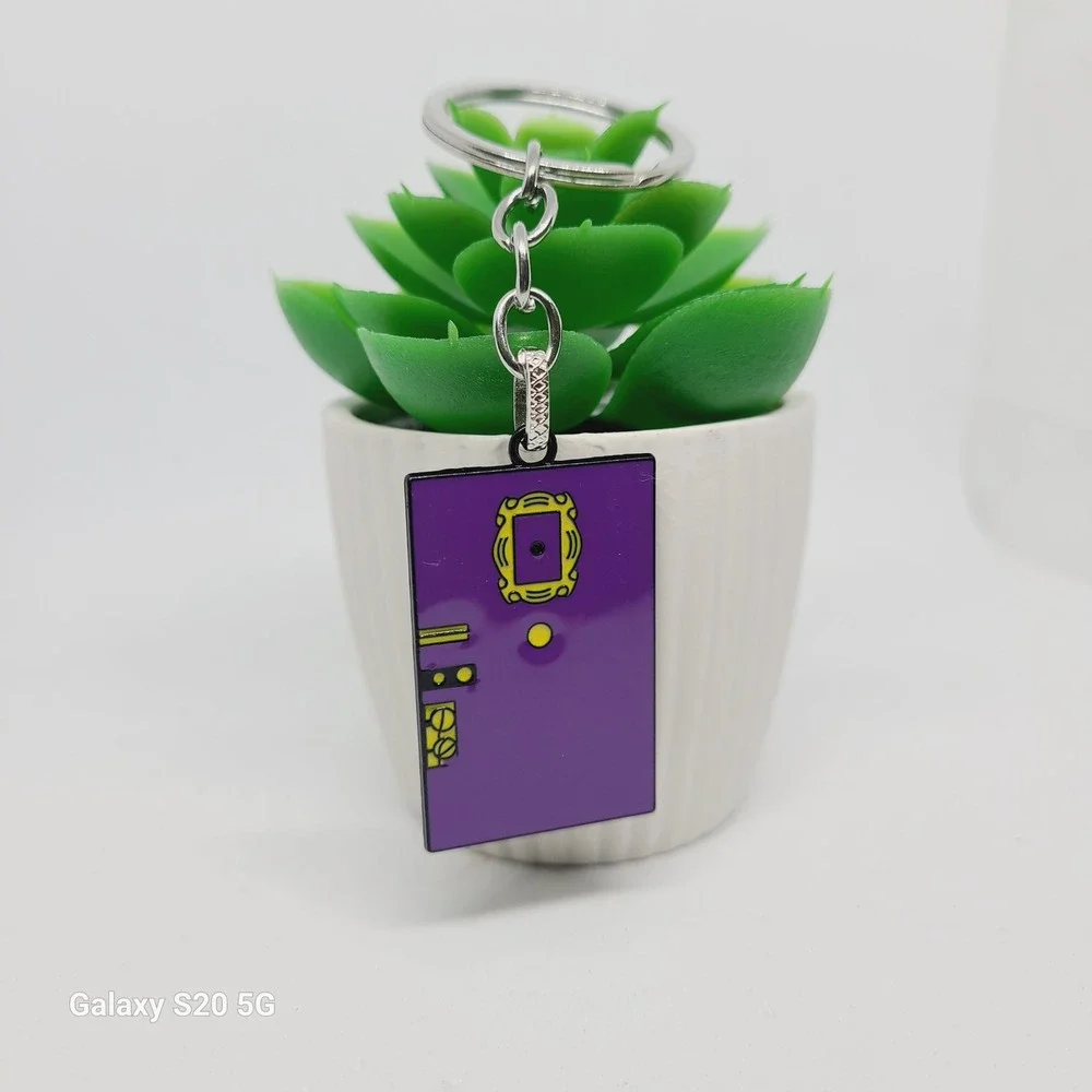 Friends TV Show Purple Door Apartment‎ 20 Keychain Collectible Novelty NWOT